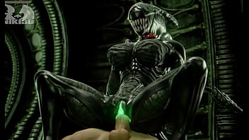 Juicy Alien Xenomorph, Exc3lla Rides Huge Cock