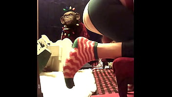 Naughty Elf Loses Balance in Chair in this Behind the Scenes Hidden Clip of a Photoshoot
