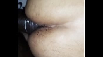 Indian bi guy taking 11 inch bbc, while wearing chastity cage