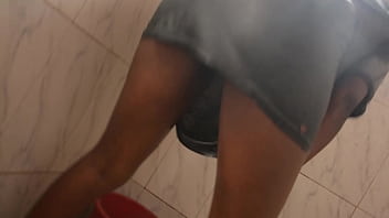 Sexy dance in the bathroom