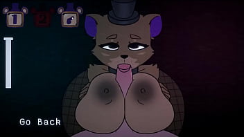 Five Nights at Fuzzboobs [ Hentai Game PornPlay ] Ep.1 Spooky furry titjob