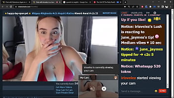 Cam Model Reacts To Massive Cock