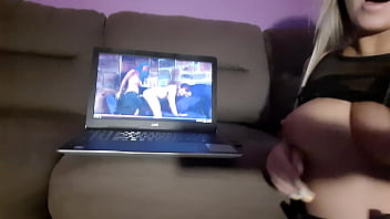 Jerk off while I watch porn