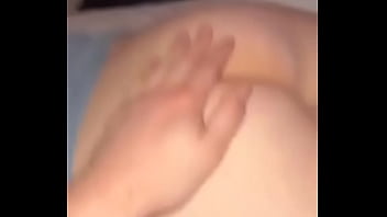 Horny nerd slapping her ass