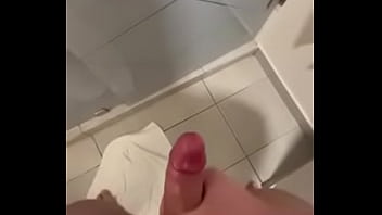 Huge Bathroom Cumshot